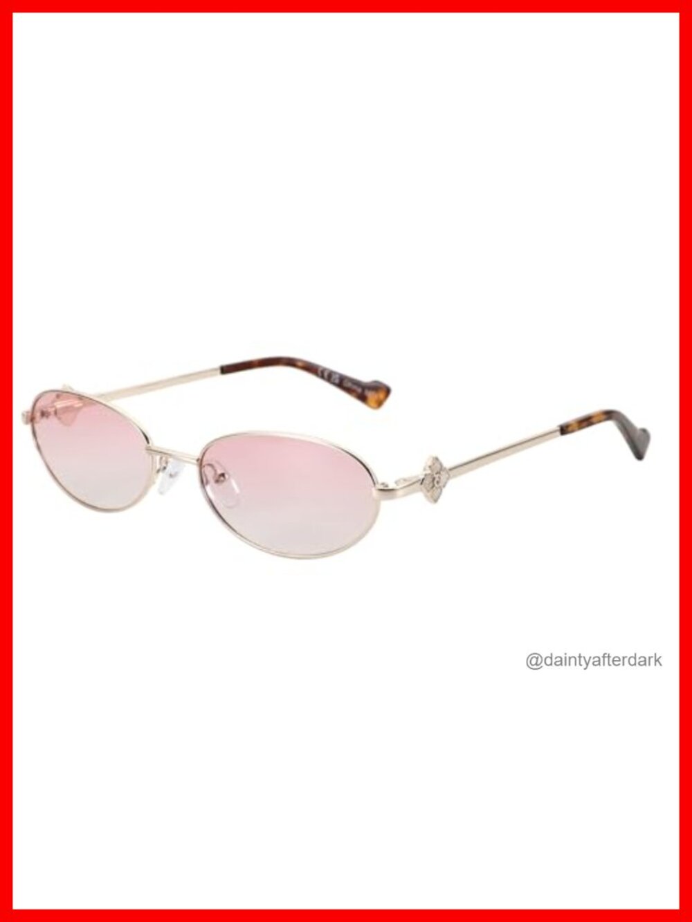 Polarized Retro Oval Sunglasses UV400 Metal Frame